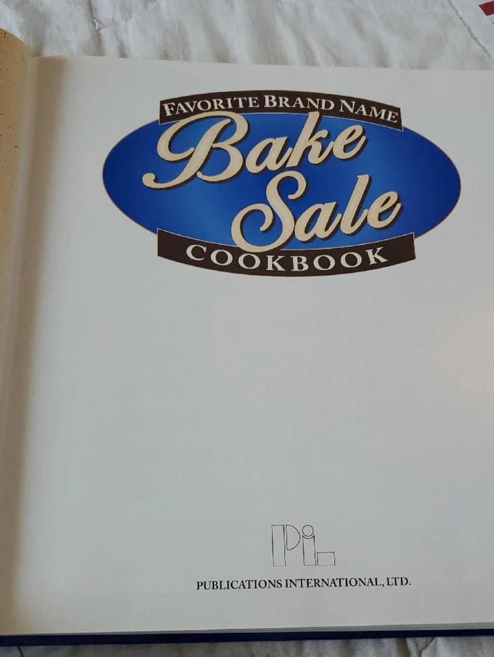 Favorite Brand Name Bake Sale Cookbook